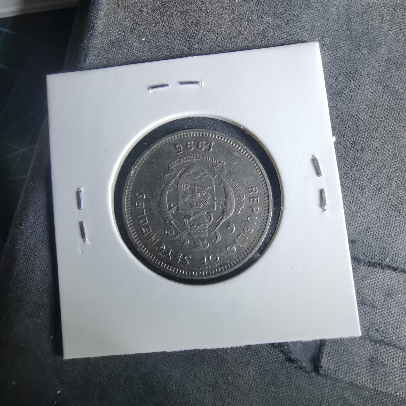 沼泽如烟--第1033场 塞舌尔1995年1卢比