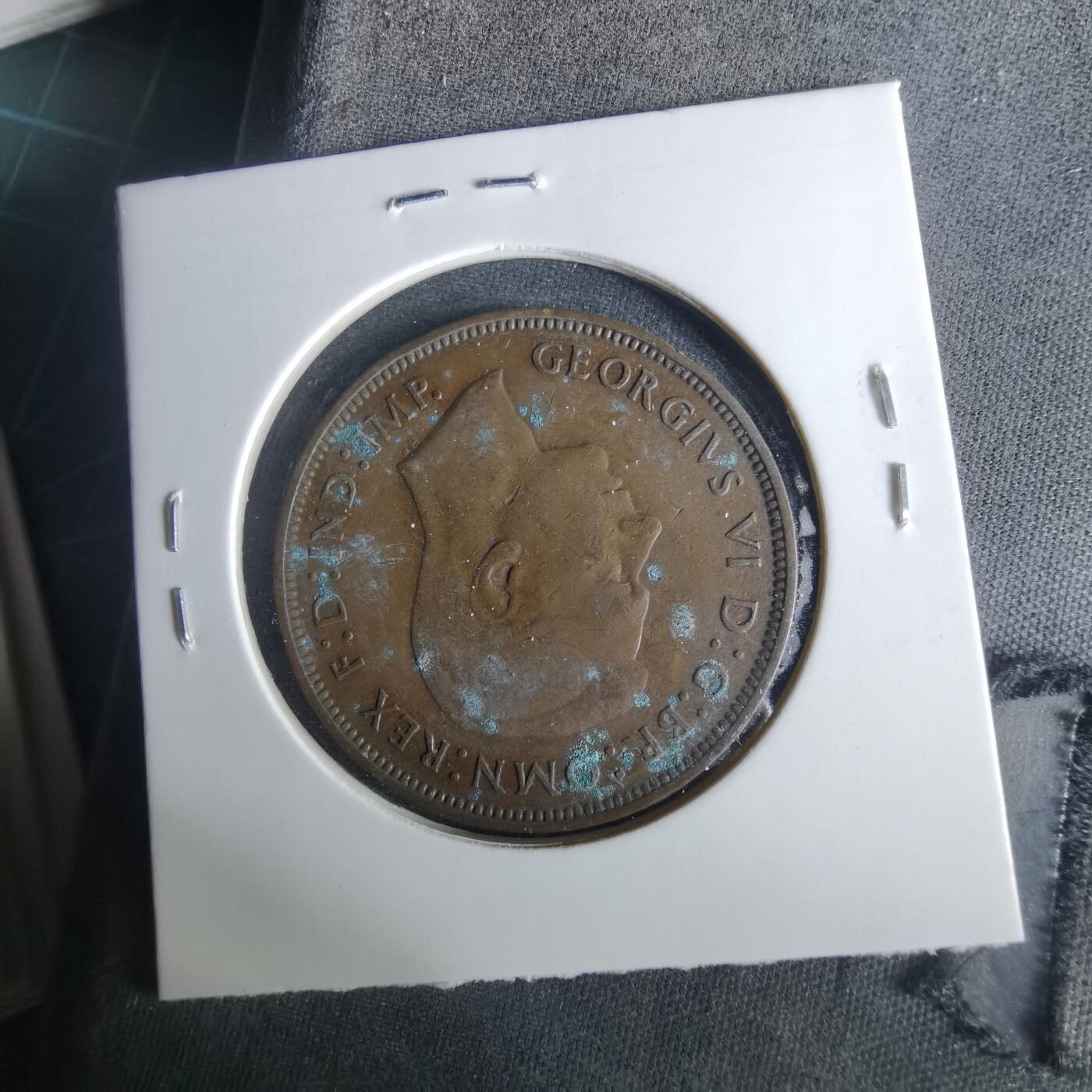 沼泽如烟--第1033场 英国1948年1便士