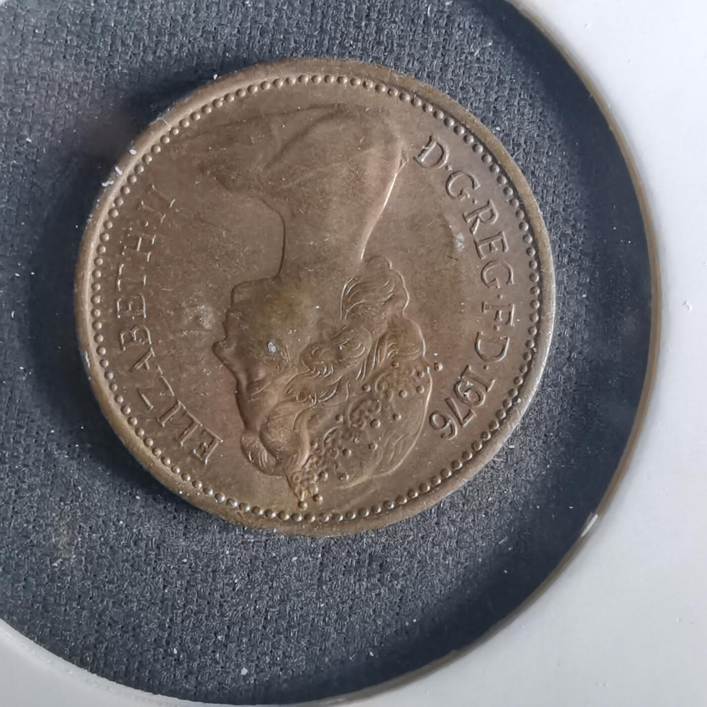 沼泽如烟--第1033场 英国1976年半便士