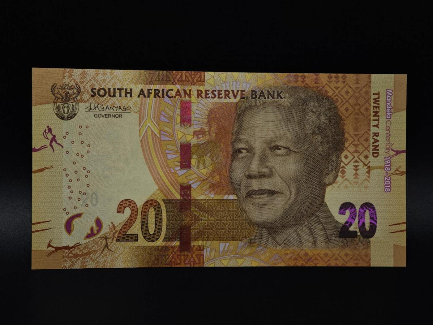  【淘币小摊】限时拍第八百八十四拍   纸币场    每周一统一发货 南非20兰德纸币