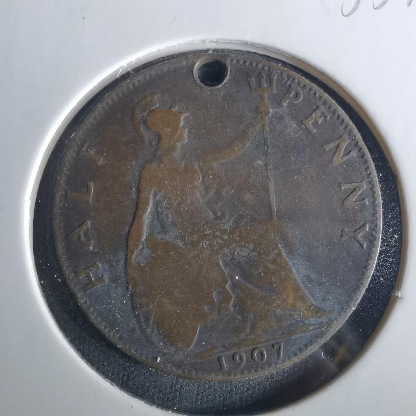 沼泽如烟--第1033场 英国1907年半便士