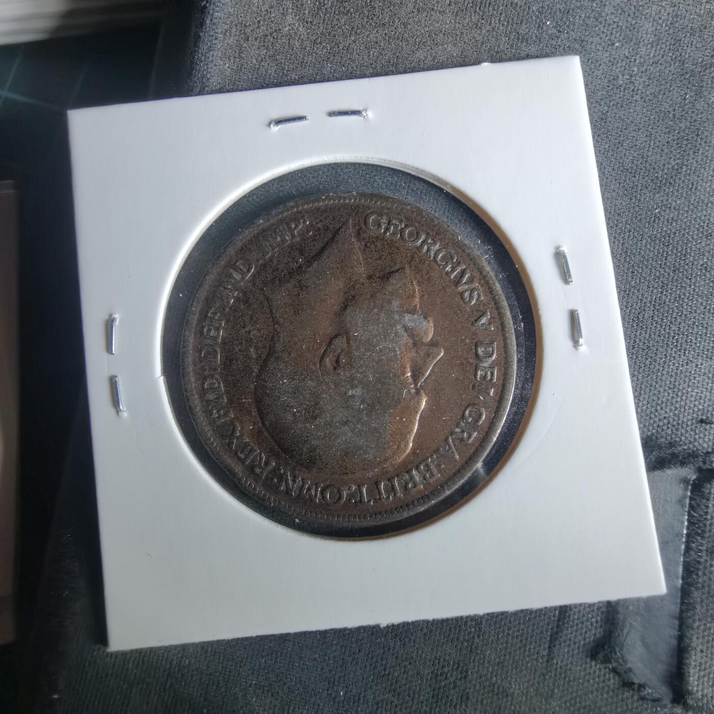 沼泽如烟--第1033场 英国1919年1便士