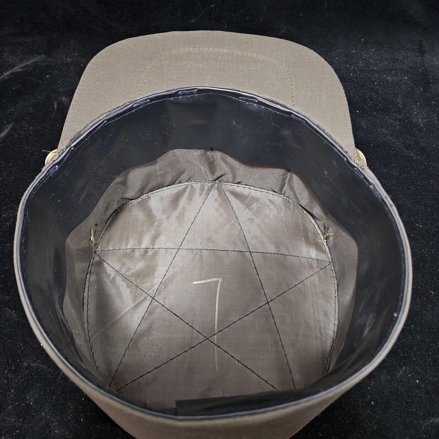 0元起拍勋章 第341期 咸鱼国勋章拍卖专场 3月25日（周三）下午6：00开始 朝鲜将官筒帽 56CM