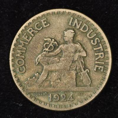 Krab外币市集Vol.27 - 法国1924年2法郎