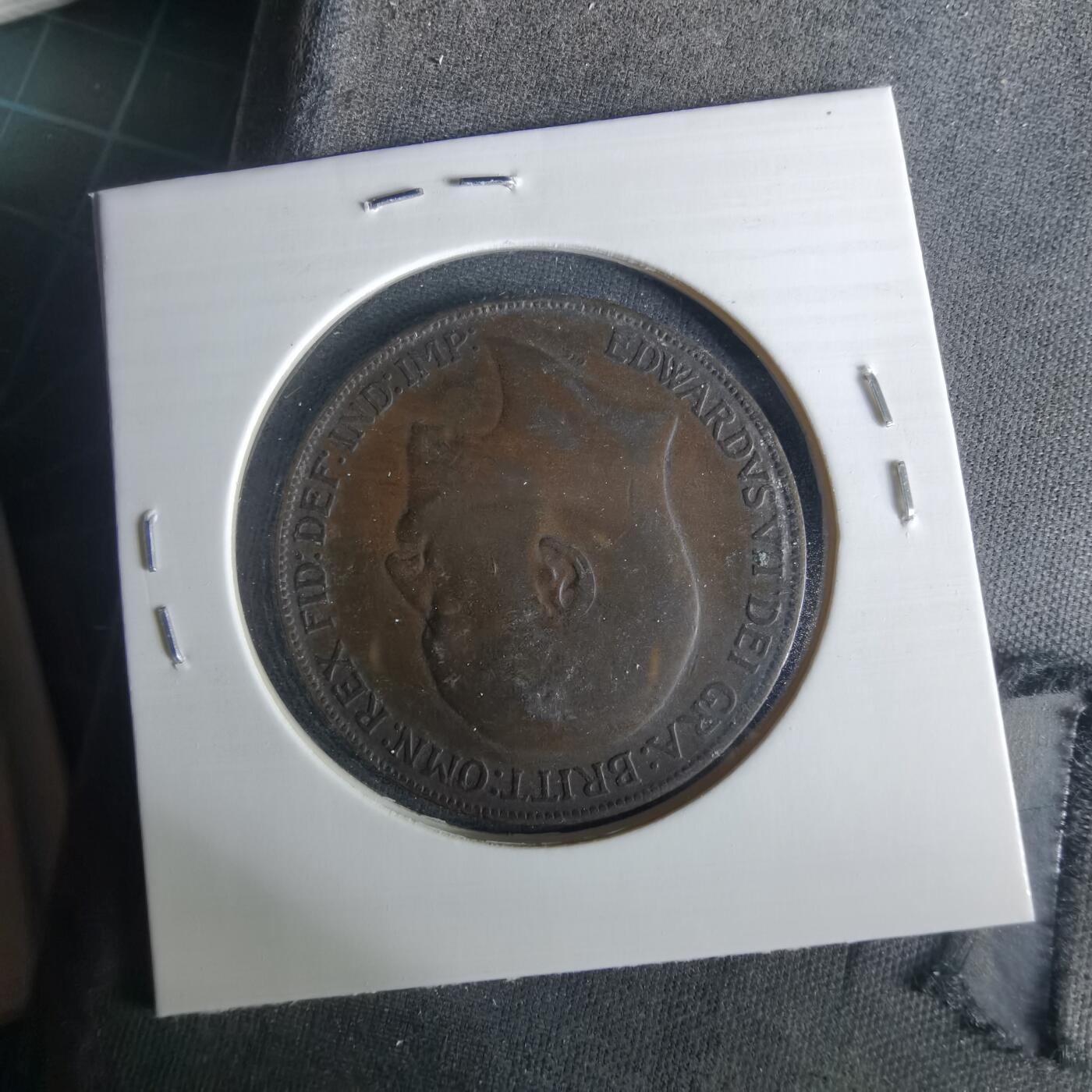 沼泽如烟--第1033场 英国1908年1便士