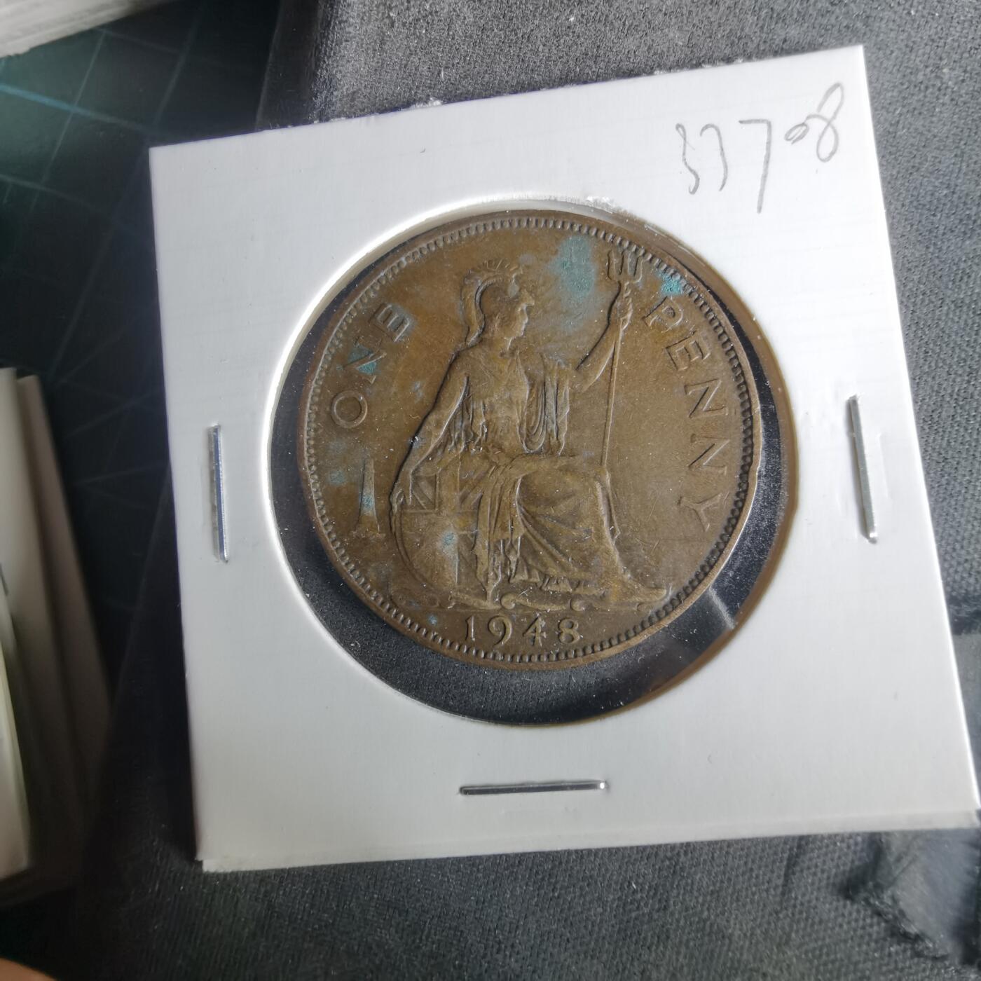 沼泽如烟--第1033场 英国1948年1便士