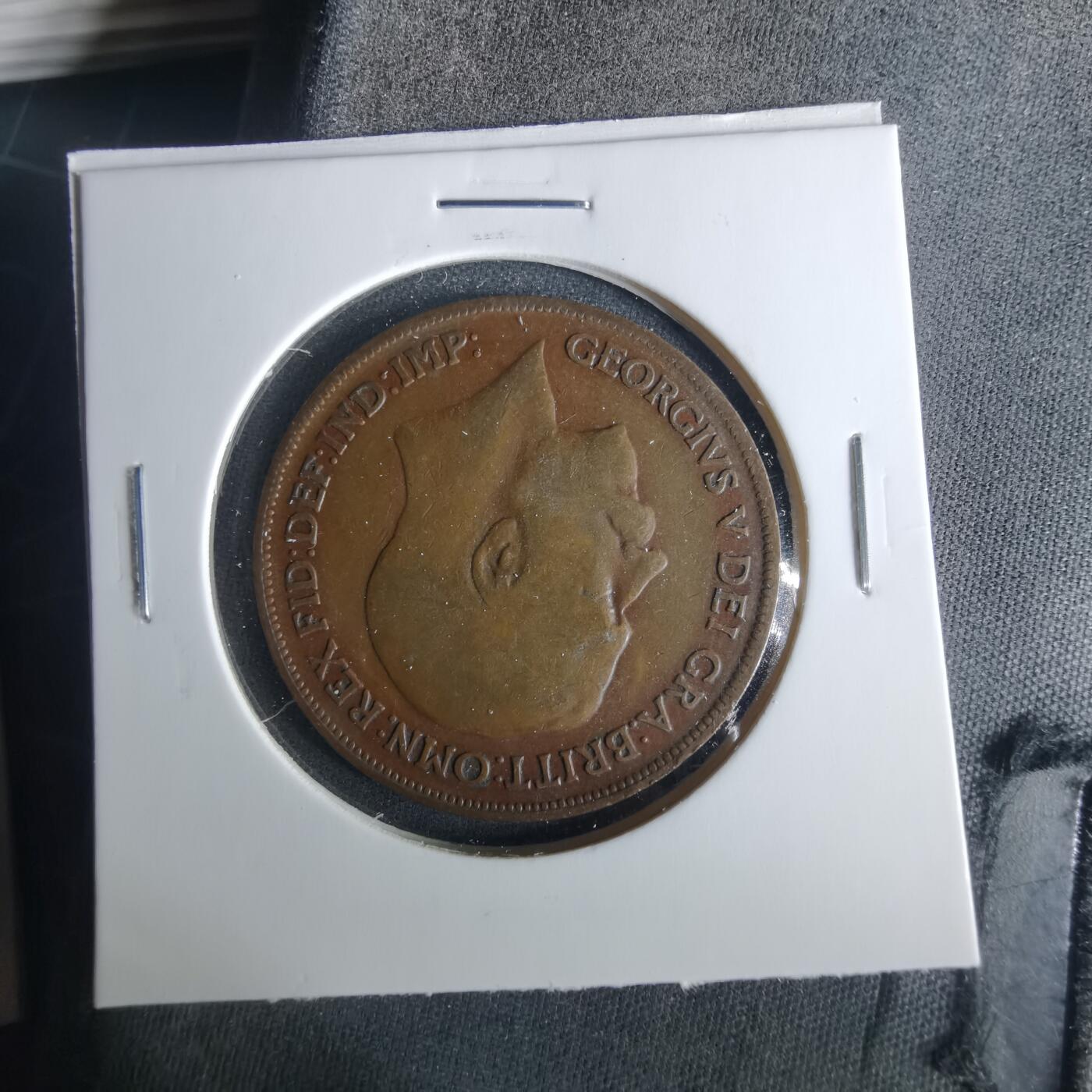 沼泽如烟--第1033场 英国1920年1便士