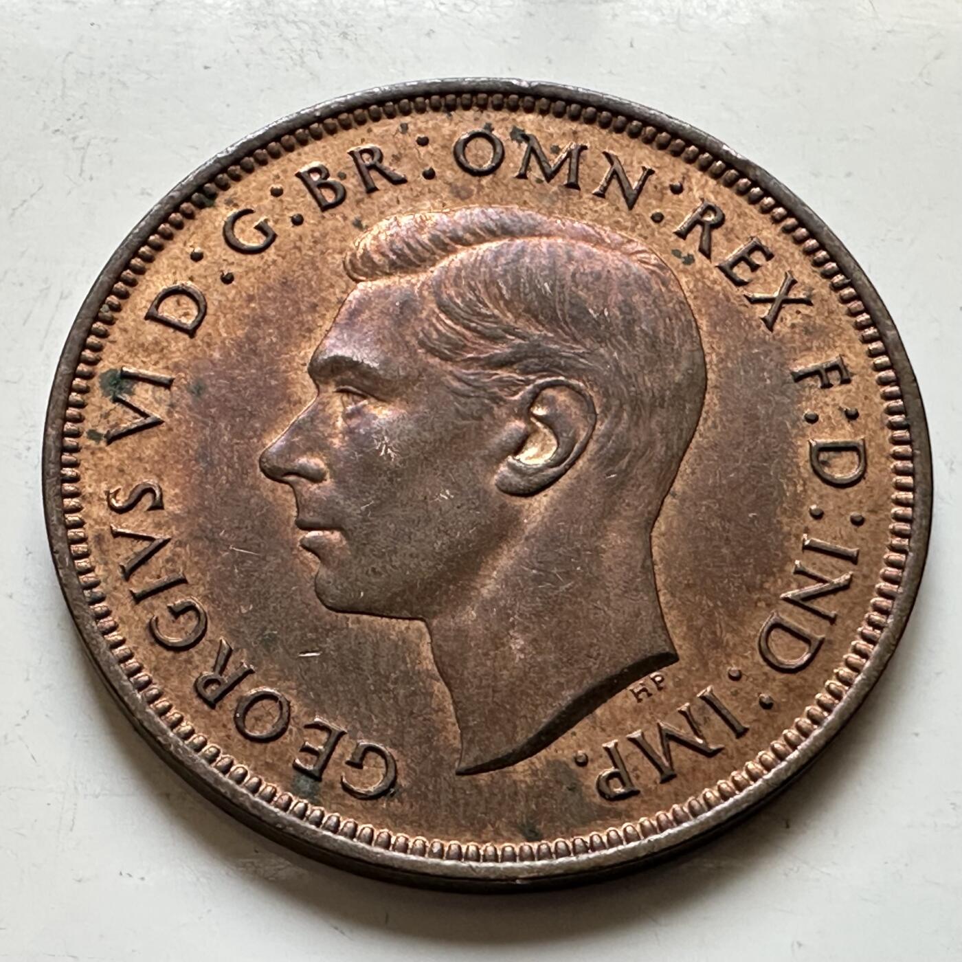 🌹外币初藏🌹🐯2026年第34场   每周二四六晚8️⃣点 接代拍 英国1937年一便士