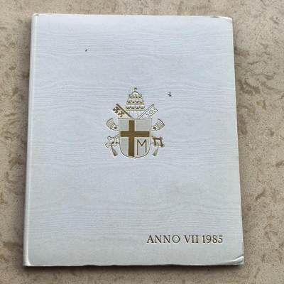 道一币馆币章第一百七十场 - 原包装 梵蒂冈1985年清年纪念套币七枚 含1000里拉银币