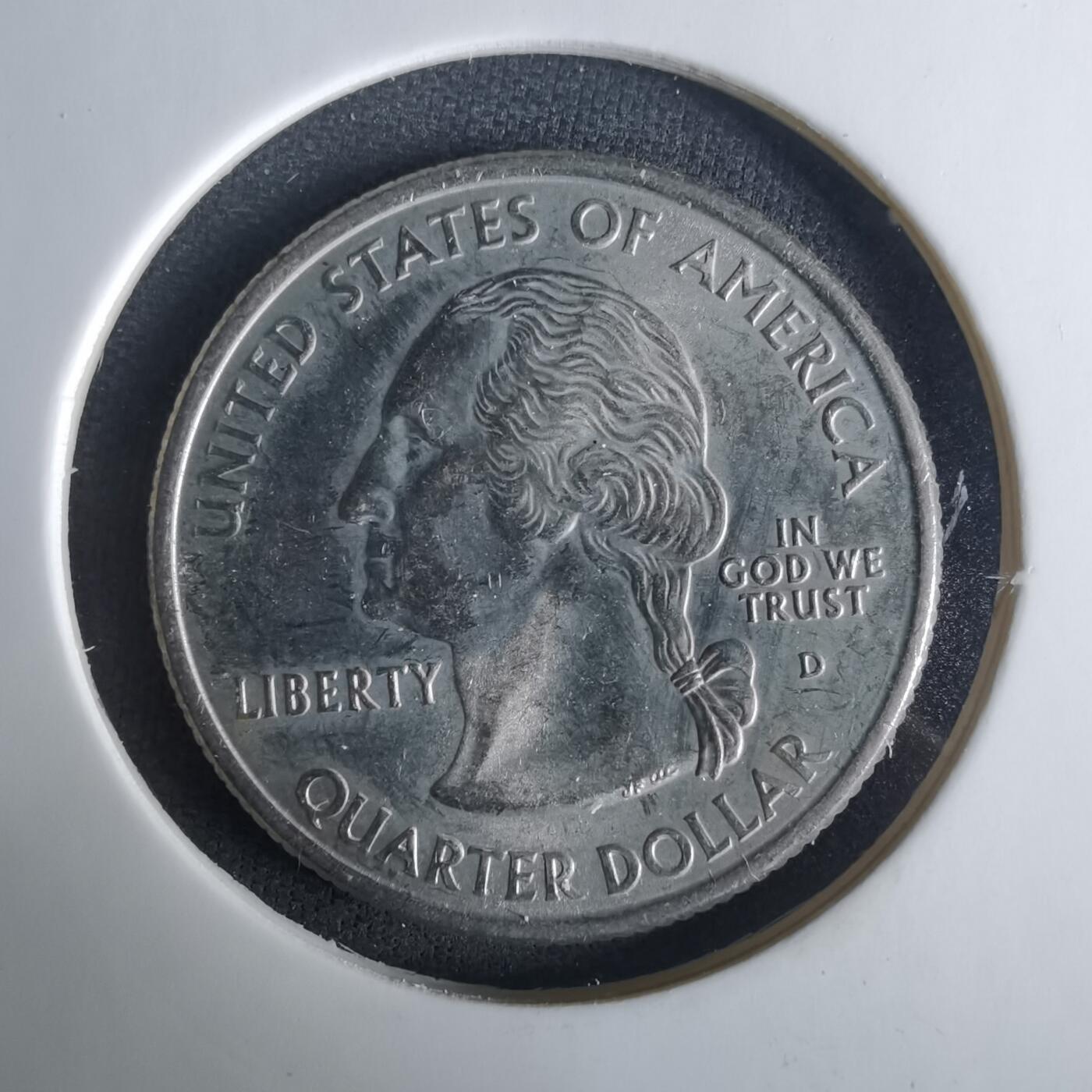 沼泽如烟--第1033场 美国2000年25分纪念币