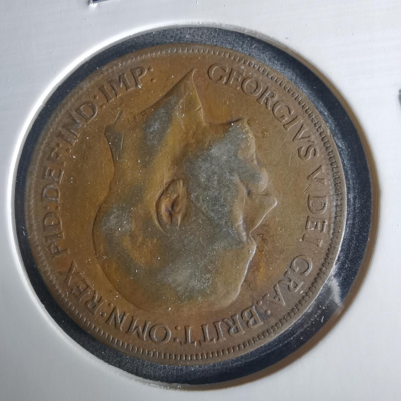 沼泽如烟--第1033场 英国1921年1便士