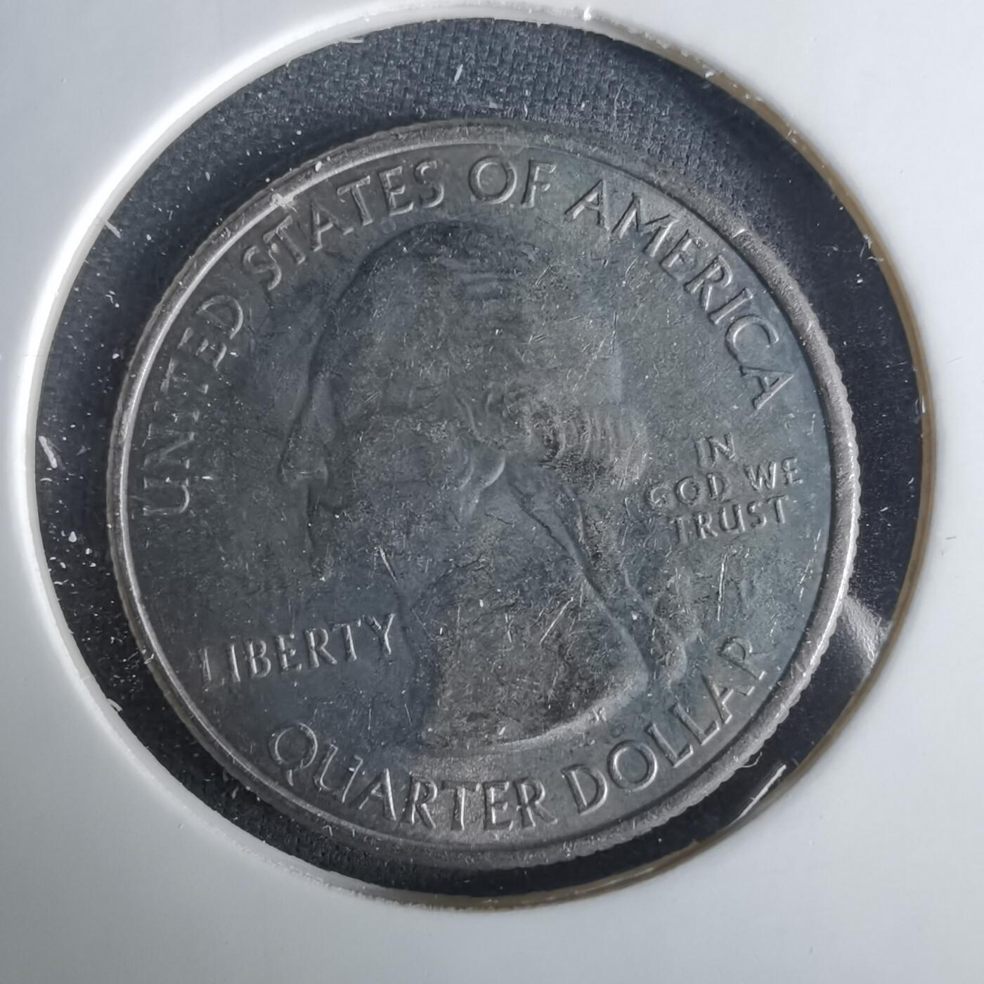 沼泽如烟--第1033场 美国2018年25分纪念币