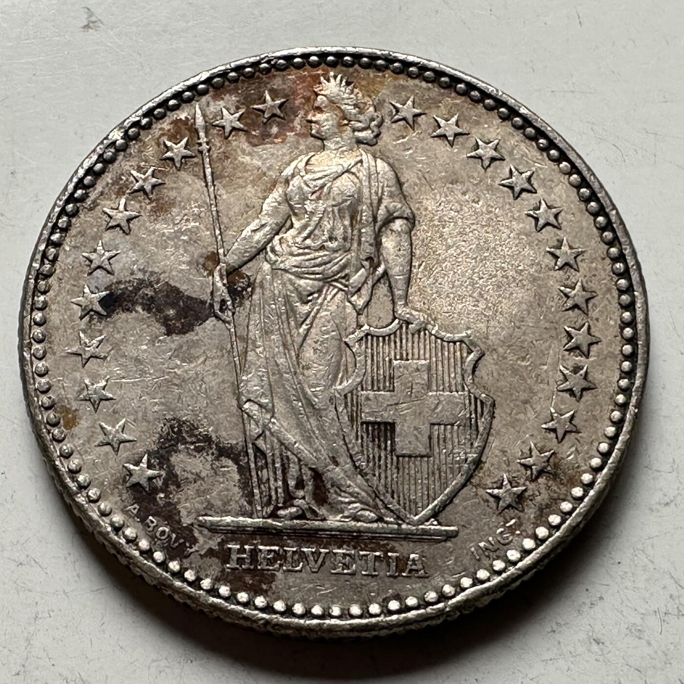 🌹外币初藏🌹🐯2026年第33场   每周二四六晚8️⃣点 接代拍 瑞士1988年2法郎