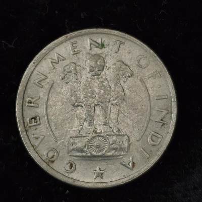 Krab外币市集Vol.27 - 印度政府1951年1/4卢比