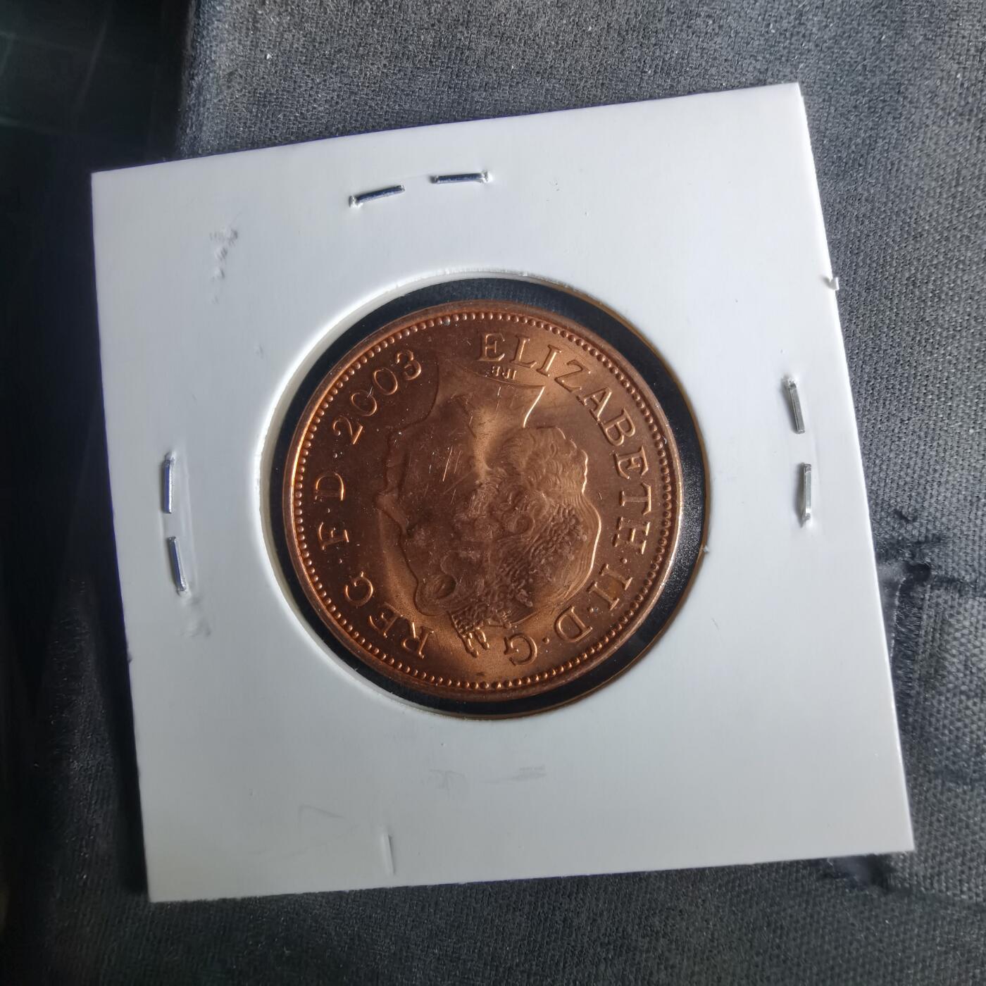 沼泽如烟--第1033场 英国2003年2便士