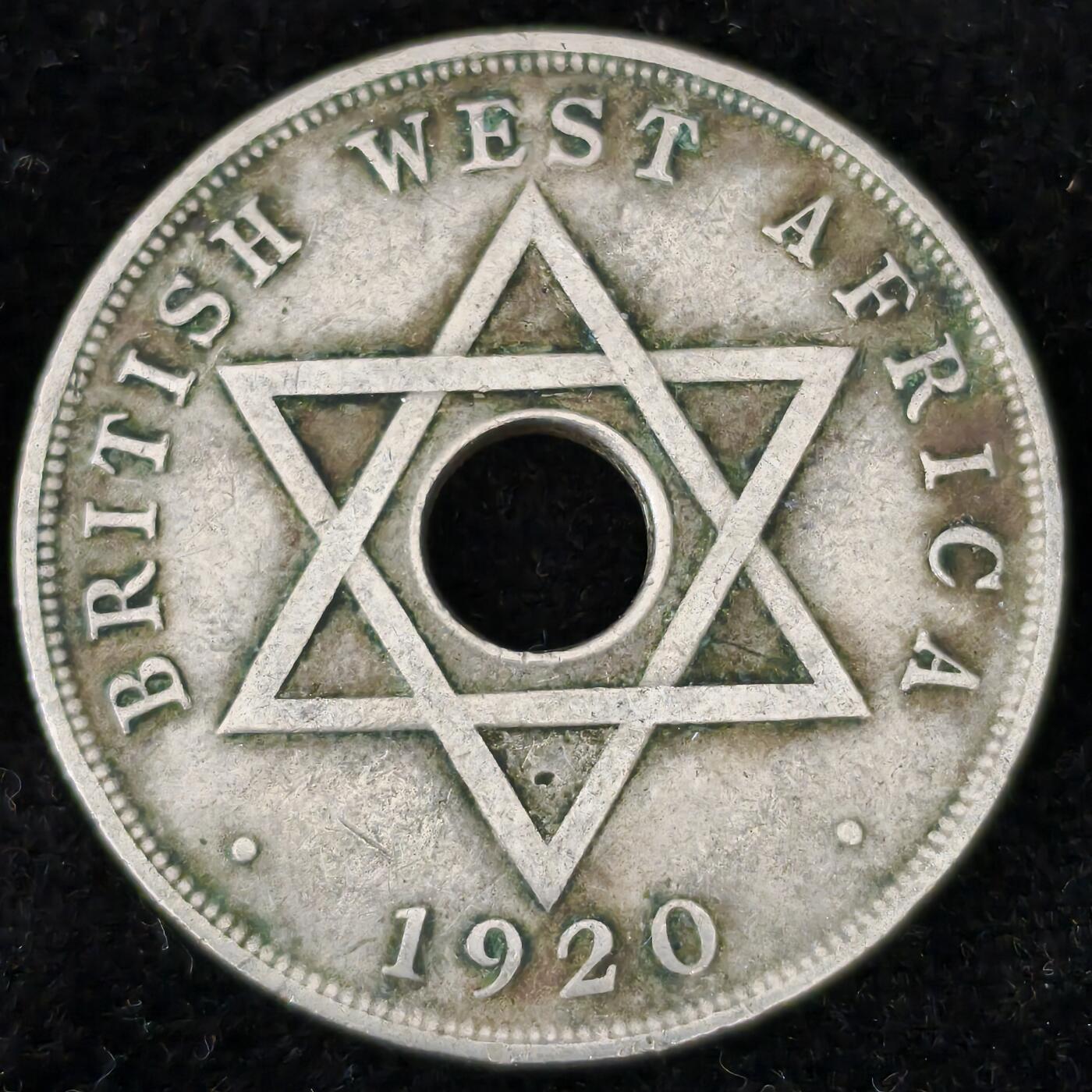 Krab外币市集Vol.27 英属西非1920年1便士H厂