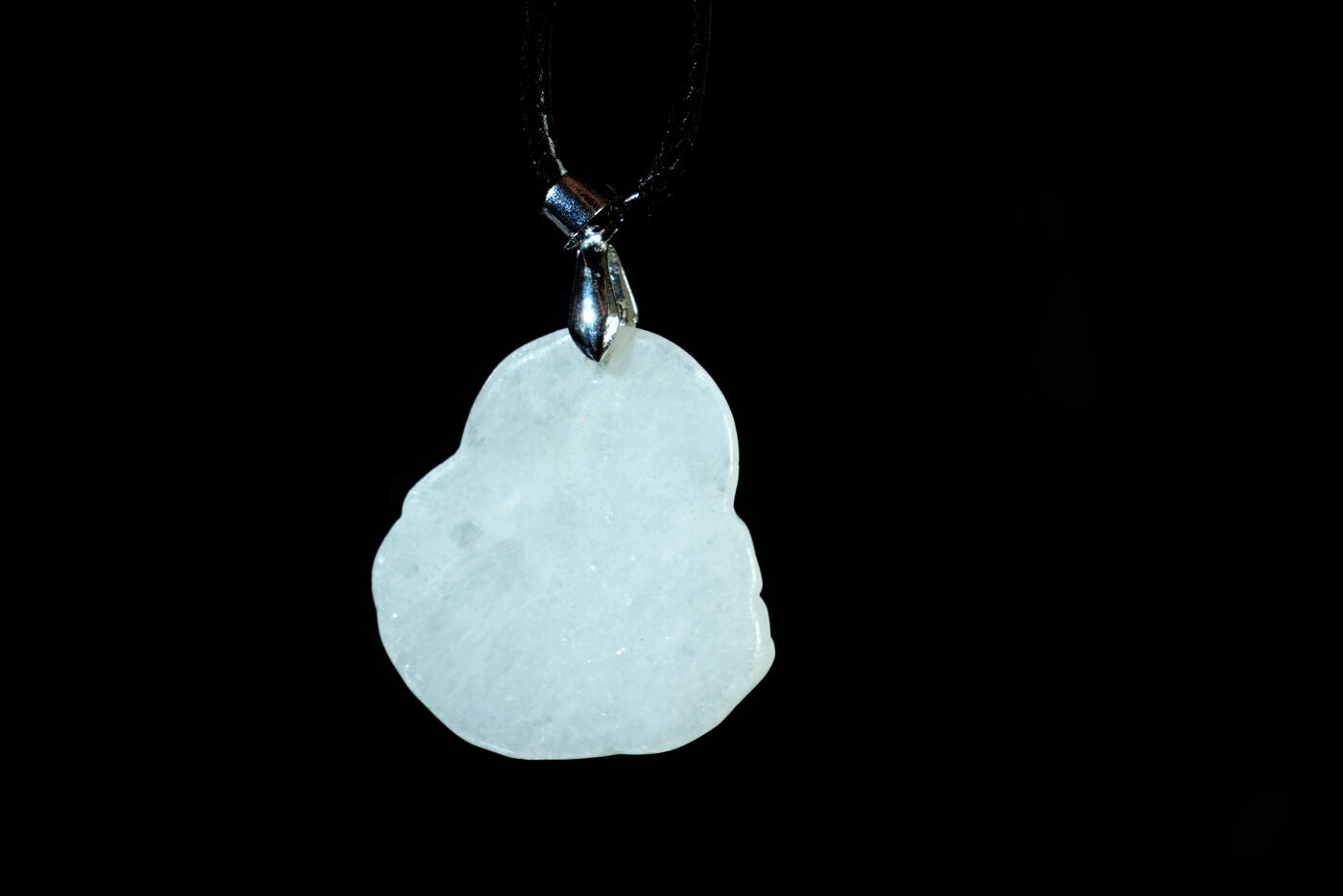 上海都达杂项专场五十八【全场包邮】  天然冰糯种翡翠精雕《佛公》挂件93-68