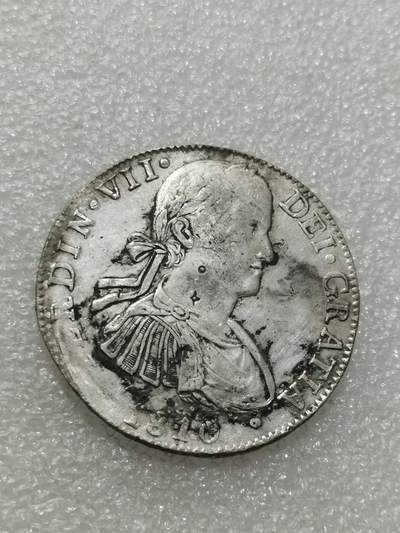 天下钱庄专场欢迎参拍 - 斐迪南七世老双柱银币