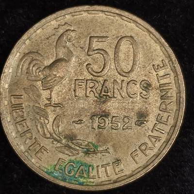 Krab外币市集Vol.27 - 法国1952年50法郎