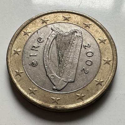 🌹外币初藏🌹🐯2026年第33场   每周二四六晚8️⃣点 接代拍 - 爱尔兰2002年1欧元