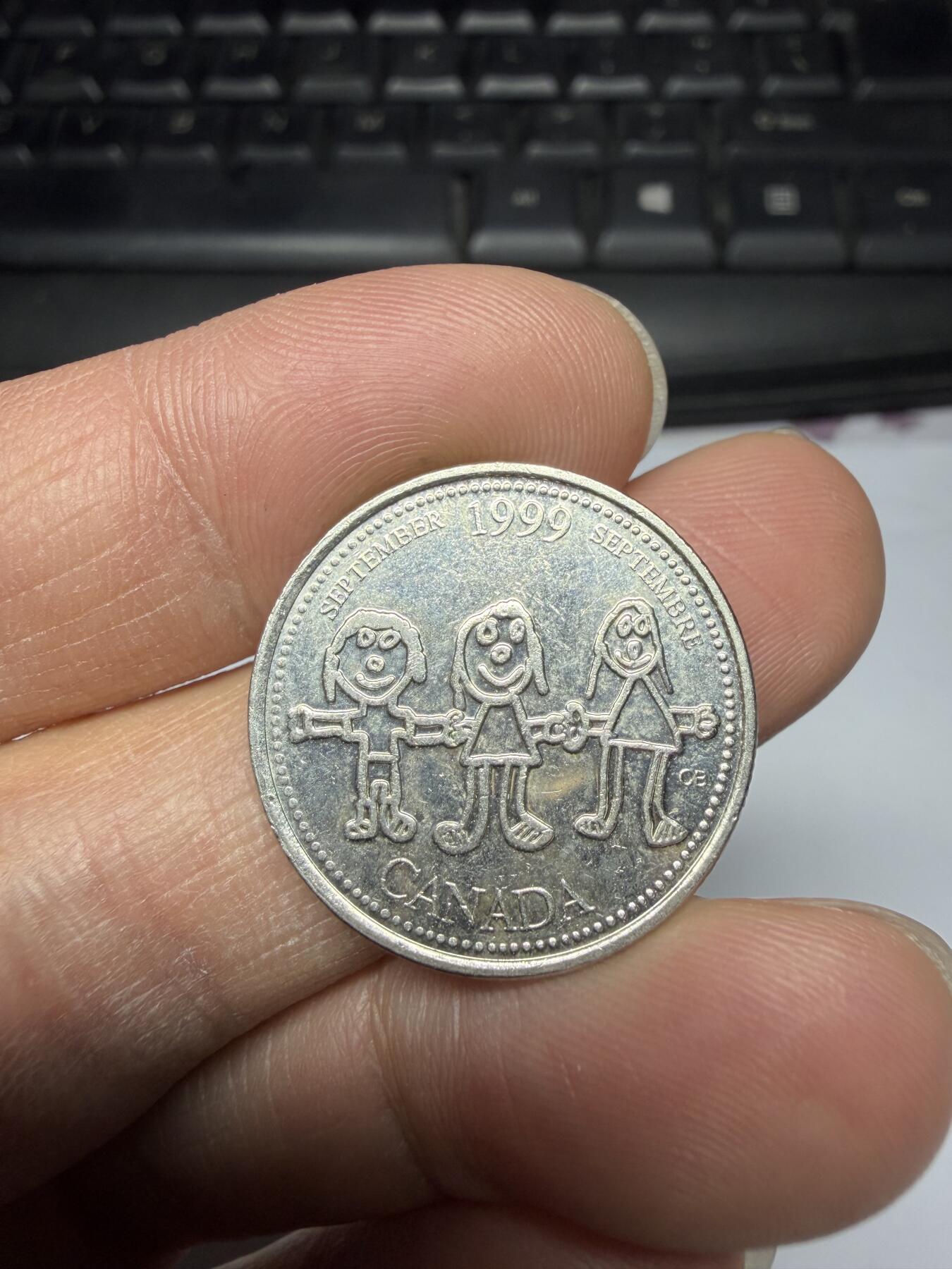 2026年集古藏今外币拍卖第三期-第7场—（总第317拍），可以寄存60天，满160元包邮。 1999年加拿大25分