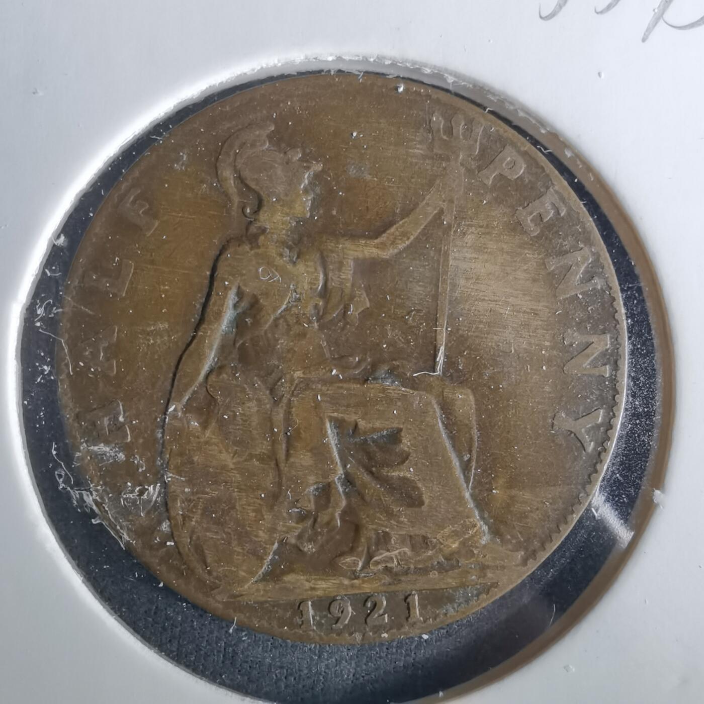 沼泽如烟--第1033场 英国1921年半便士