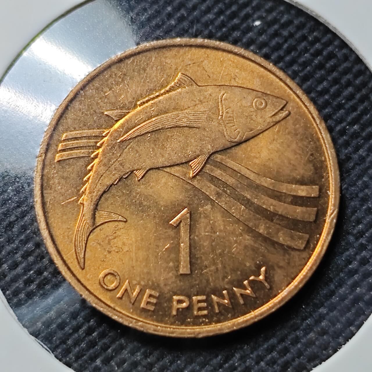 KK钱币收藏小铺   套币专场 2月预留时间 周末发货  1984英属阿森松岛1便士铜币