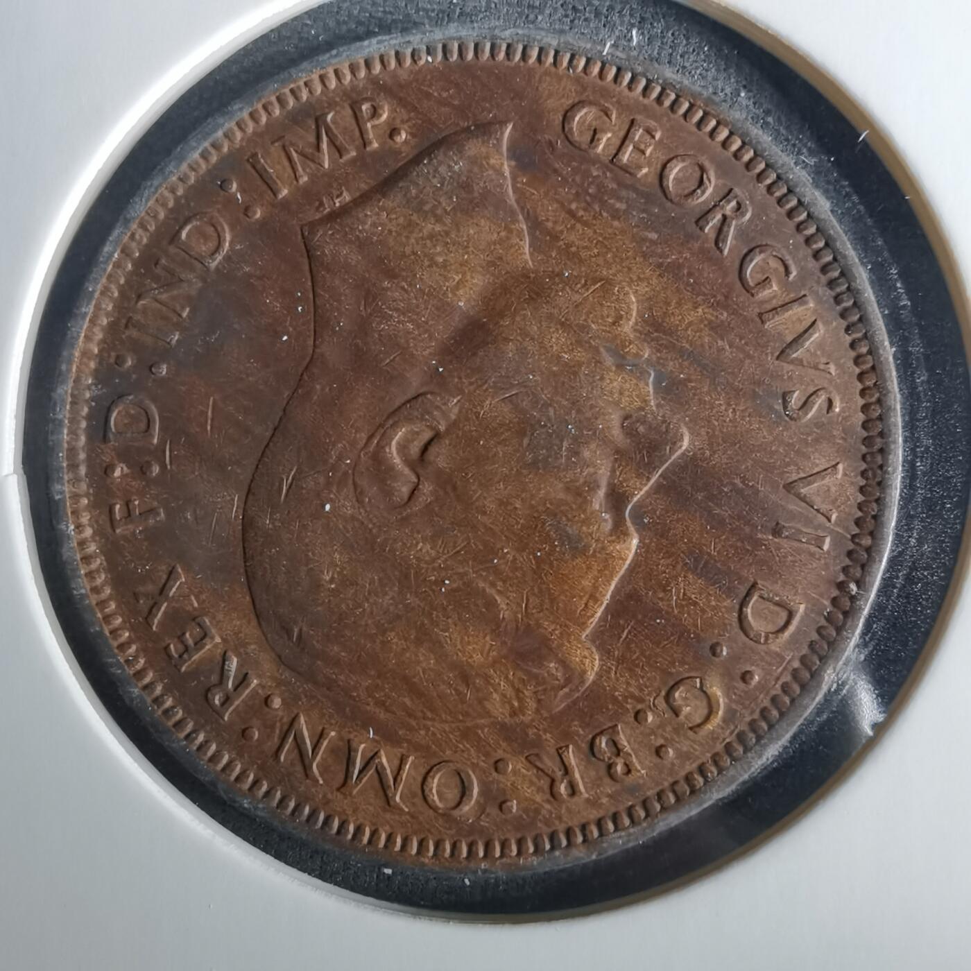 沼泽如烟--第1033场 英国1945年1便士