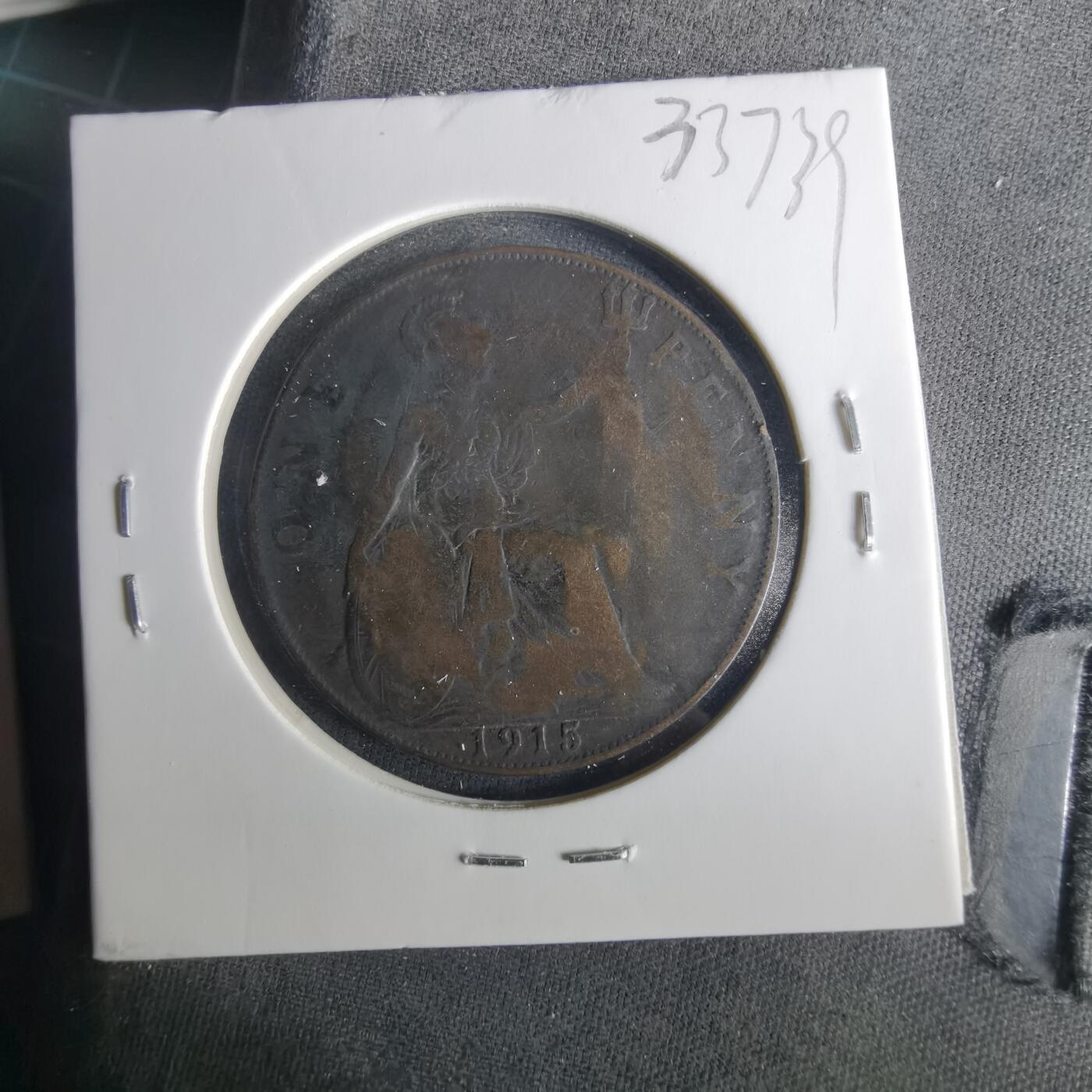 沼泽如烟--第1033场 英国1915年1便士