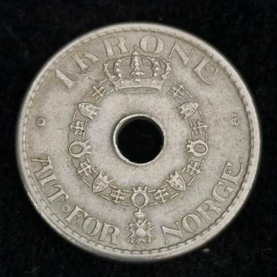 Krab外币市集Vol.27 - 挪威1935年1克朗