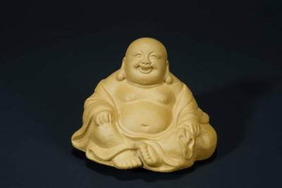 上海都达杂项专场五十八【全场包邮】  - 紫砂段泥弥勒佛茶宠摆件93-47