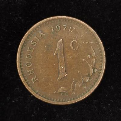 Krab外币市集Vol.27 - 罗德西亚1971年1分
