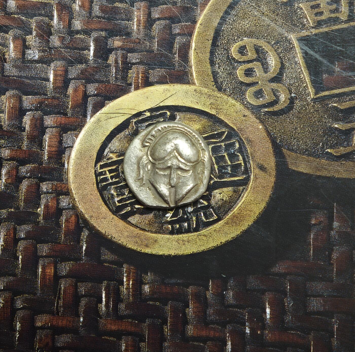 2026年3月捡漏拍 古希腊银币柯林斯头盔面具银币 2奥波