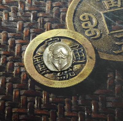 2026年3月捡漏拍 - 古希腊银币柯林斯头盔面具银币 2奥波