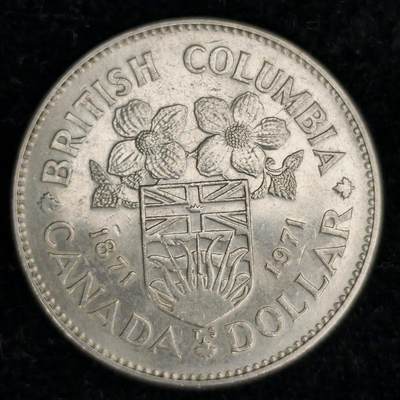 Krab外币市集Vol.27 - 加拿大1971年英属哥伦比亚1元