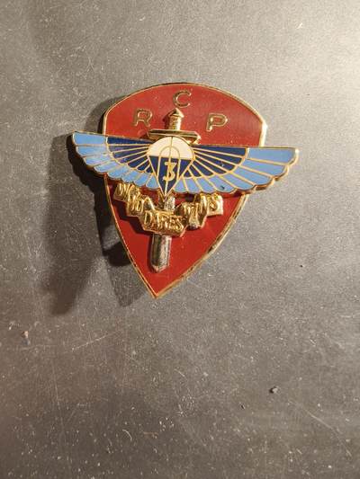 老王徽章第188期 - 法国陆军第3伞降猎兵团证章