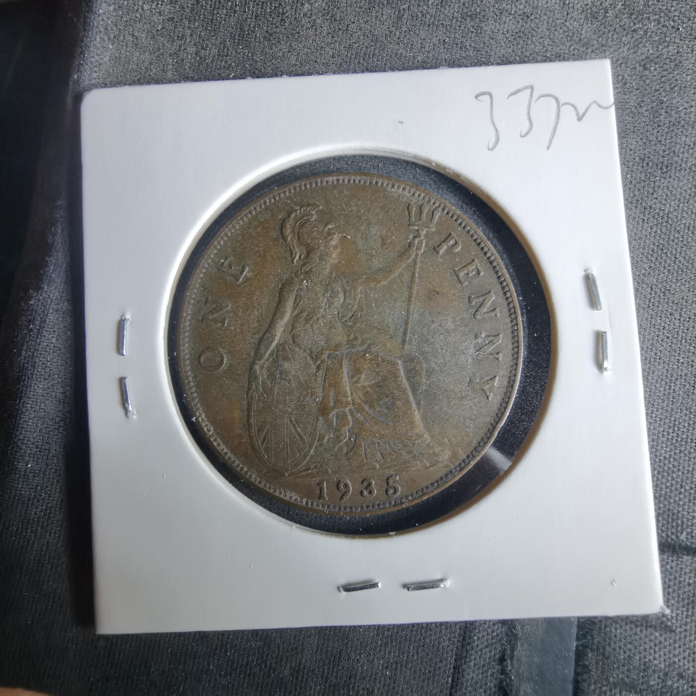 沼泽如烟--第1033场 英国1935年1便士