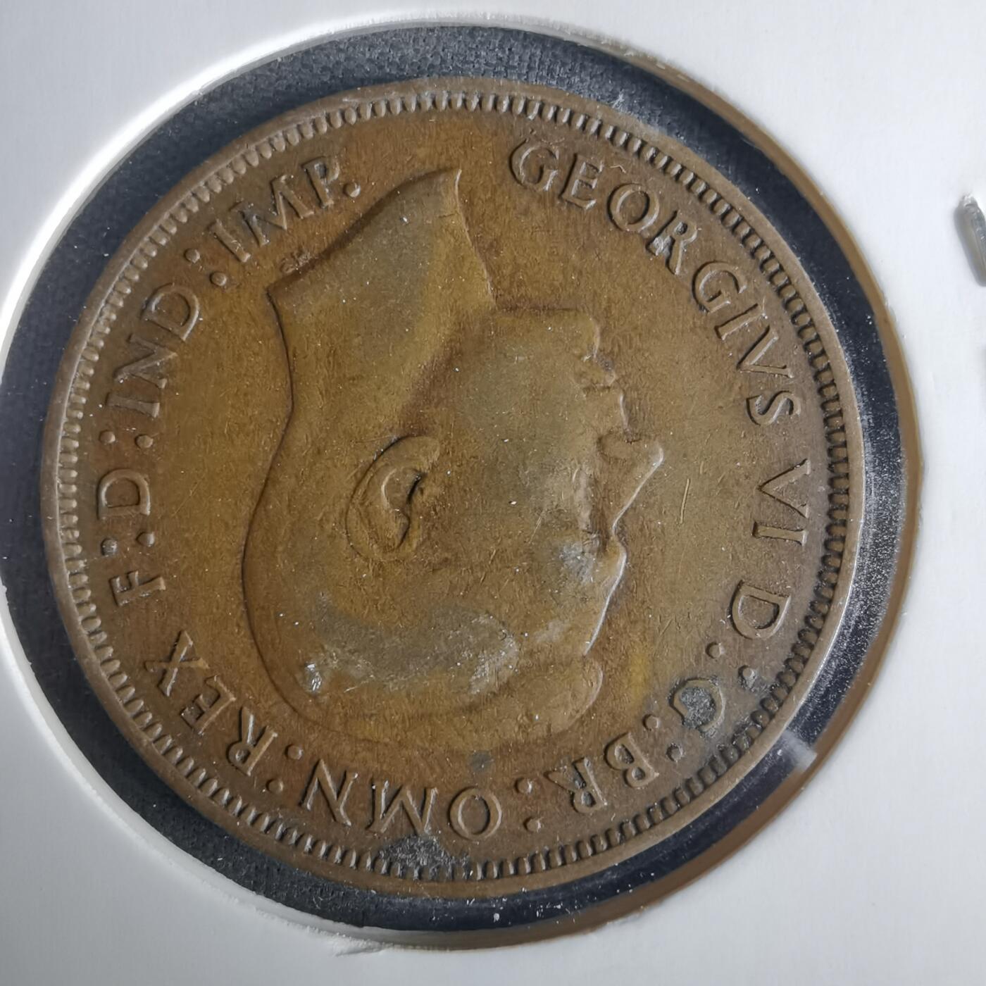 沼泽如烟--第1033场 英国1939年1便士