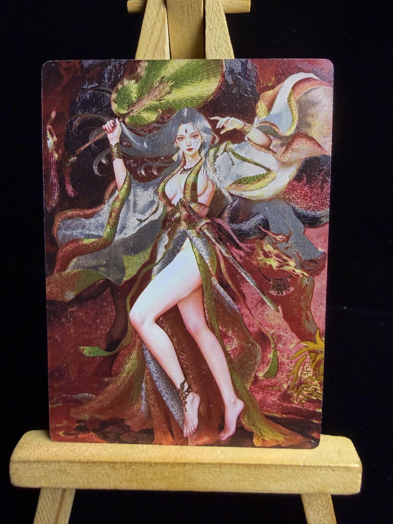 奇点卡牌限时专场 新品 亲签 限编 所有卡牌独家赞助 部分卡牌支持多宫 流拍商品会循环上架 禁止小号扛价 拒绝套路 部分卡牌设有底价 大家放心拍！祝各位卡牌大佬名流身体健康！ 奇点卡牌 宗Rich玄灵谱西游 铁扇公主粗闪