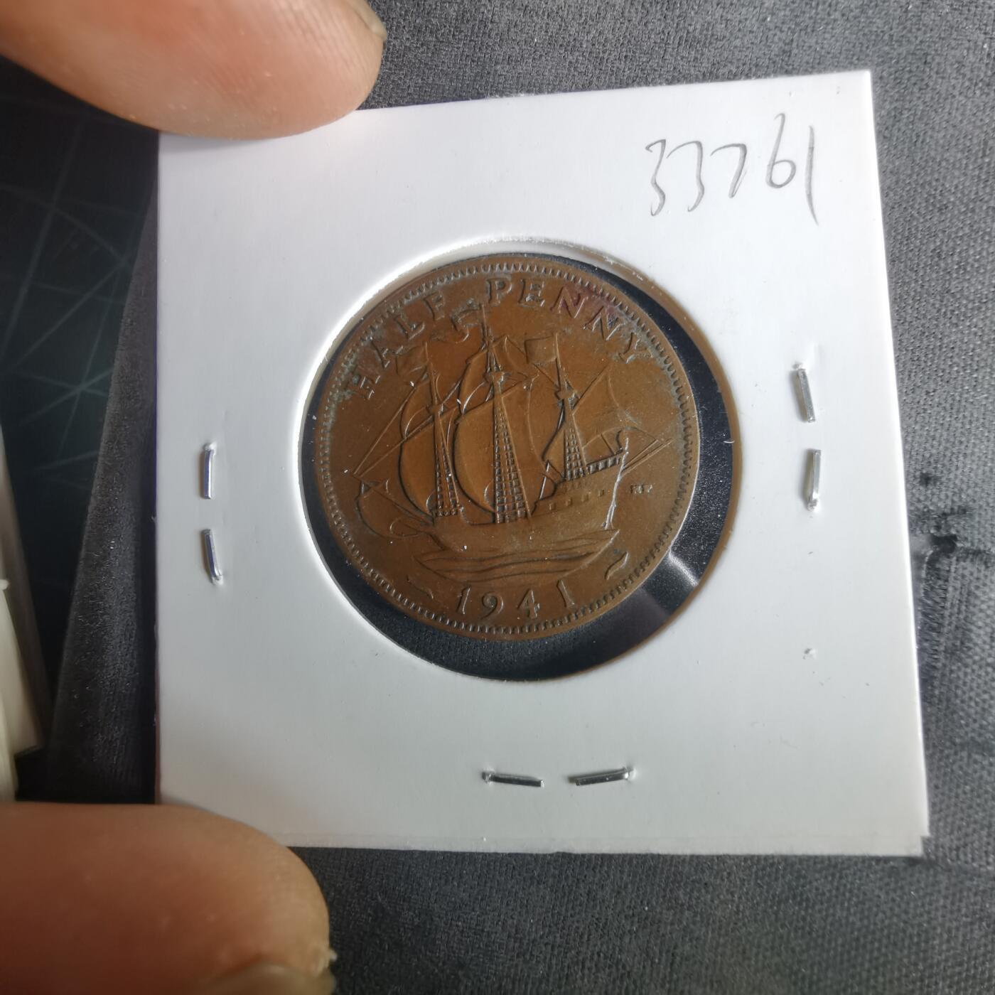 沼泽如烟--第1033场 英国1941年半便士