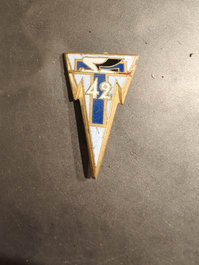 老王徽章第188期 - 法国陆军第42通信团证章