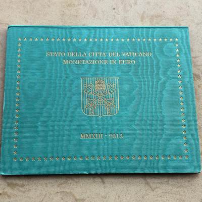 道一币馆币章第一百七十场 - 原包装 梵蒂冈2013年欧元套币八枚