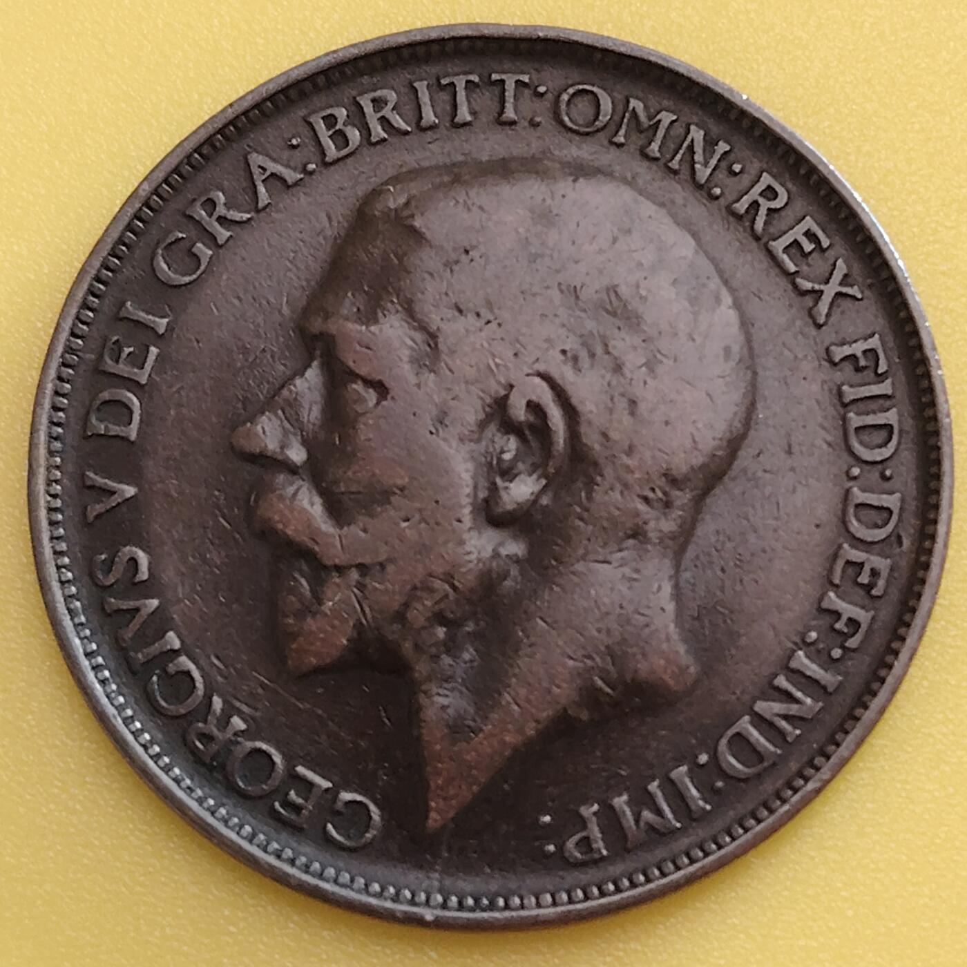 布加迪🐬～世界钱币(上海)🌾第 282 期 /  各国套币和散币 英国🇬🇧 1912年 1便士 乔治五世