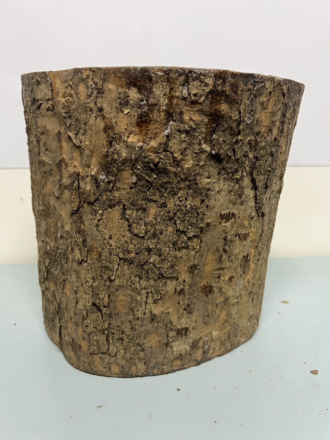 零元拍：金丝楠圆墩凳子摆件，重量3.3公斤。高：200高/190/205MM。抛光后金灿灿满香。最后图为成品效果图，如果带点瘤，意味着花纹更漂亮。抛光后金灿灿满香。最后两图为成品效果。