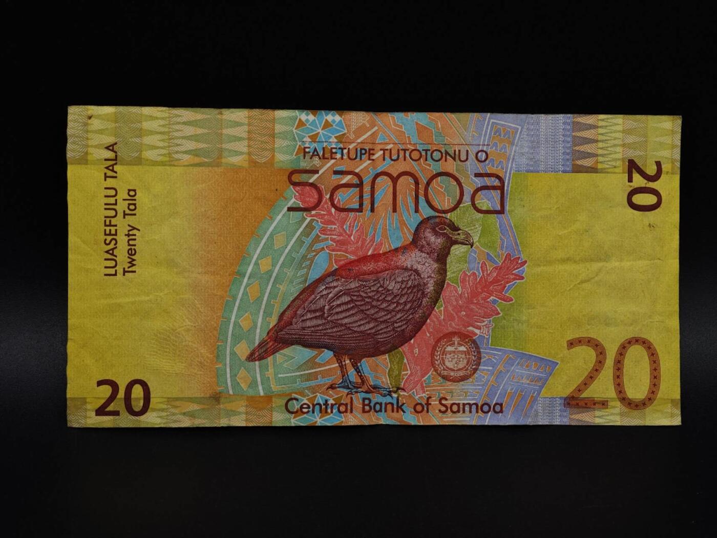  【淘币小摊】限时拍第八百八十四拍   纸币场    每周一统一发货 萨摩亚20塔拉纸币【有折】