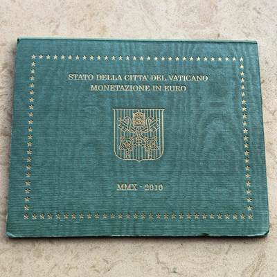 道一币馆币章第一百七十场 - 原包装 梵蒂冈2010年欧元套币八枚
