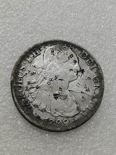 天下钱庄专场欢迎参拍 - 西属墨西哥卡四老双柱银币