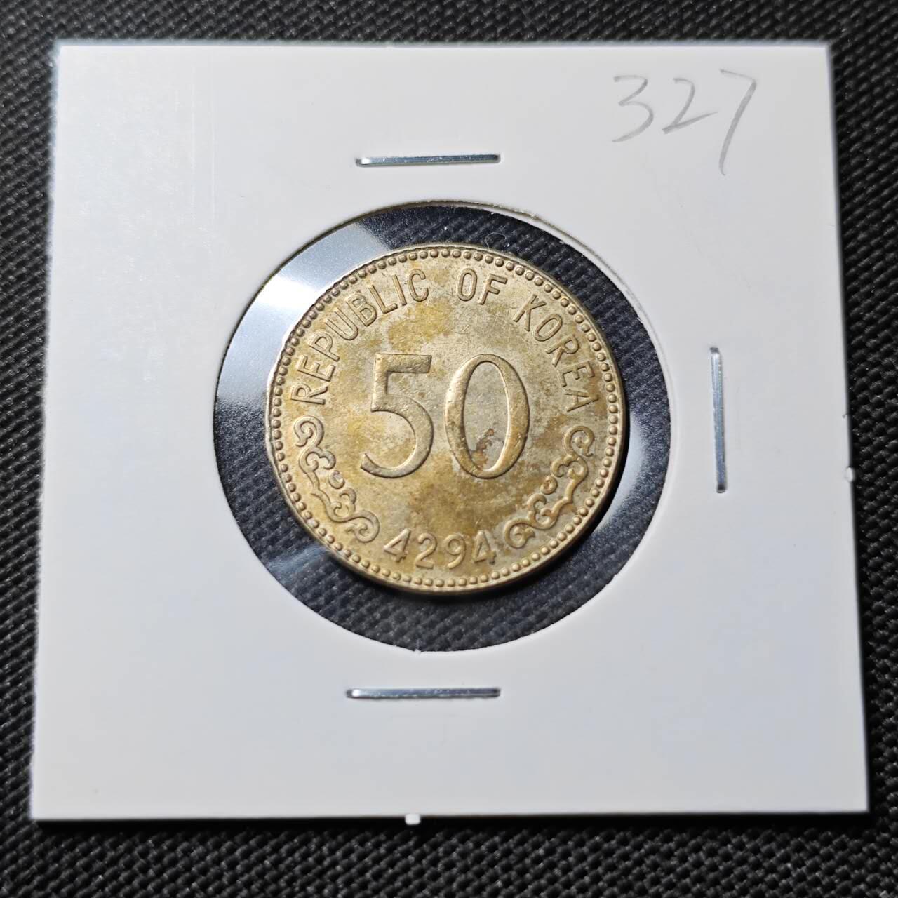 KK钱币收藏小铺   套币专场 2月预留时间 周末发货 4294韩国50韩元  深打