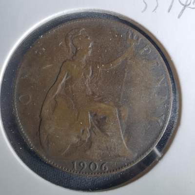 沼泽如烟--第1033场 - 英国1906年1便士