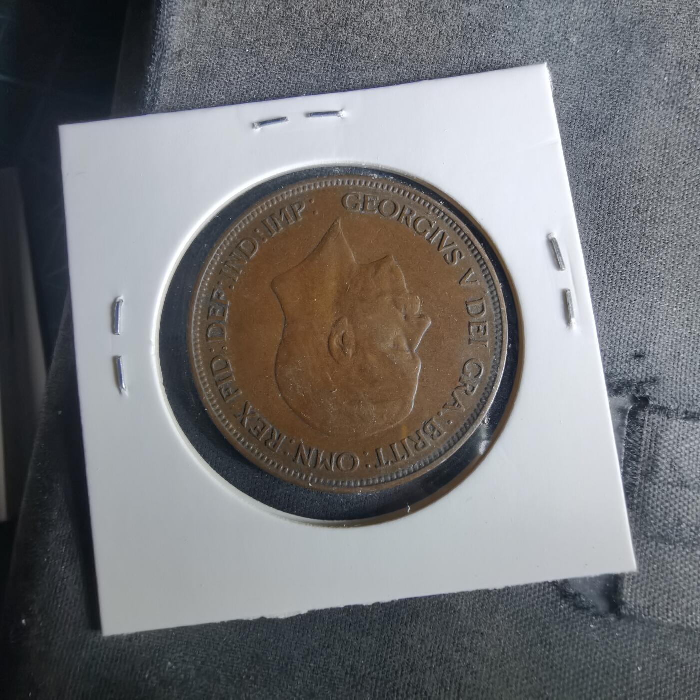 沼泽如烟--第1033场 英国1936年1便士